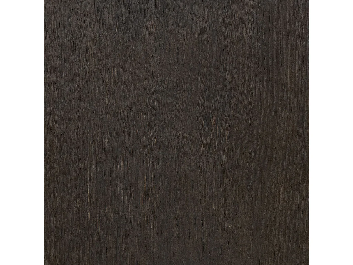 LOWAN - Chevet 1 Tiroir Effet Tasseaux Teinté Chêne Foncé