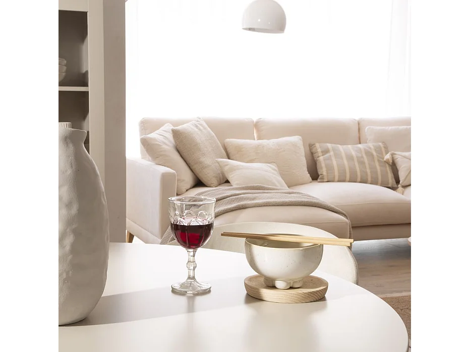 Table à manger effet bois chêne marron 120x75