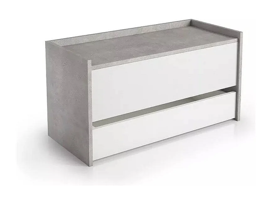 Baule contenitore cassapanca da interno cassetto scorrevole moderno