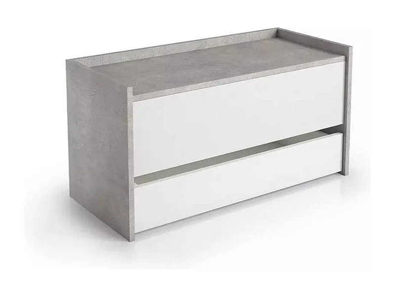 Baule contenitore cassapanca da interno cassetto scorrevole moderno