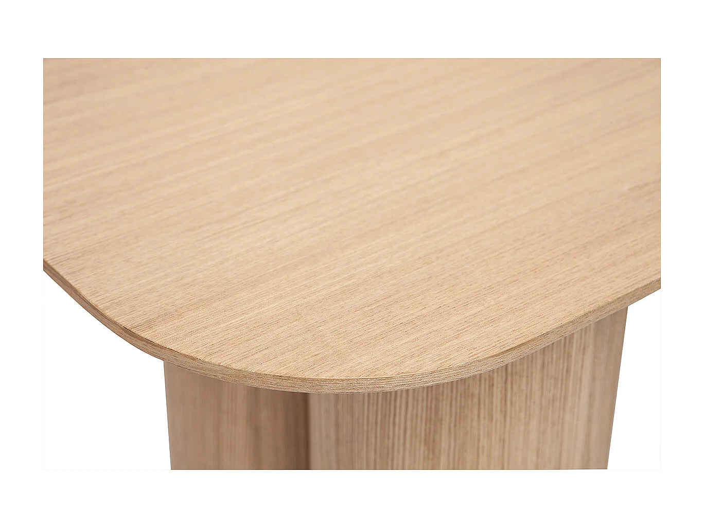 Console design en bois clair L100 cm FOLEEN