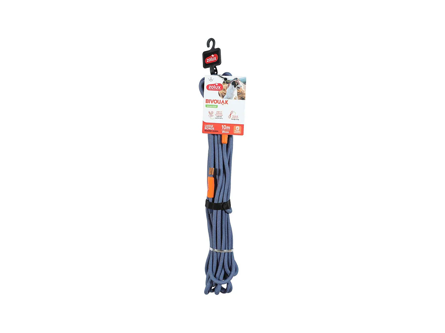 Longe ronde en polyester Bivouak 6 mm 10m