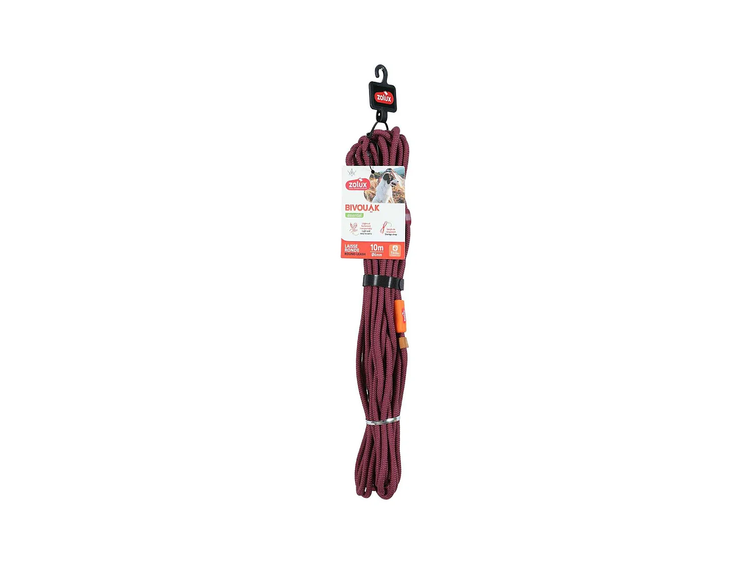 Longe ronde en polyester Bivouak 6 mm 10m