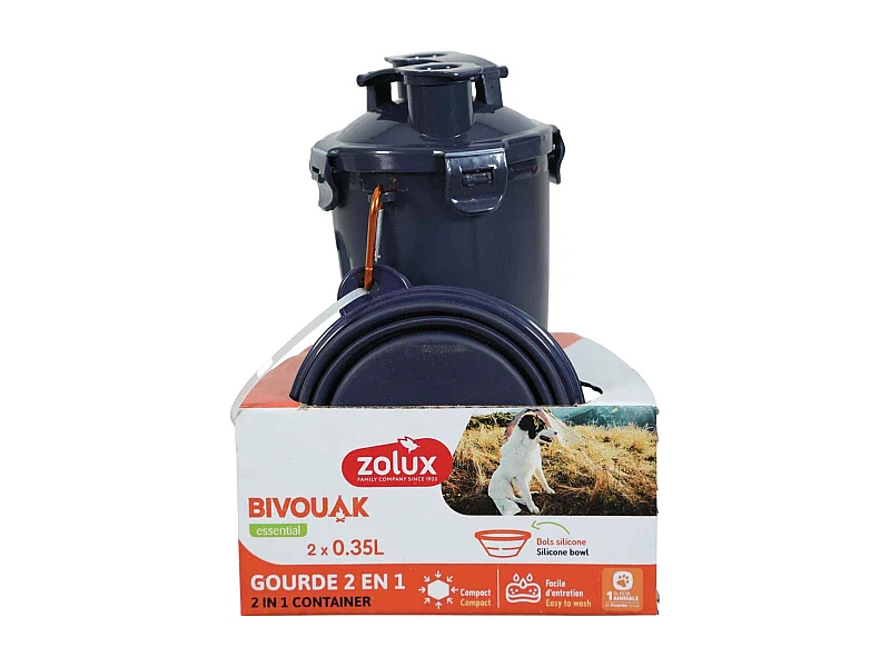 Gourde 2 en 1 Bivouak 700 ml