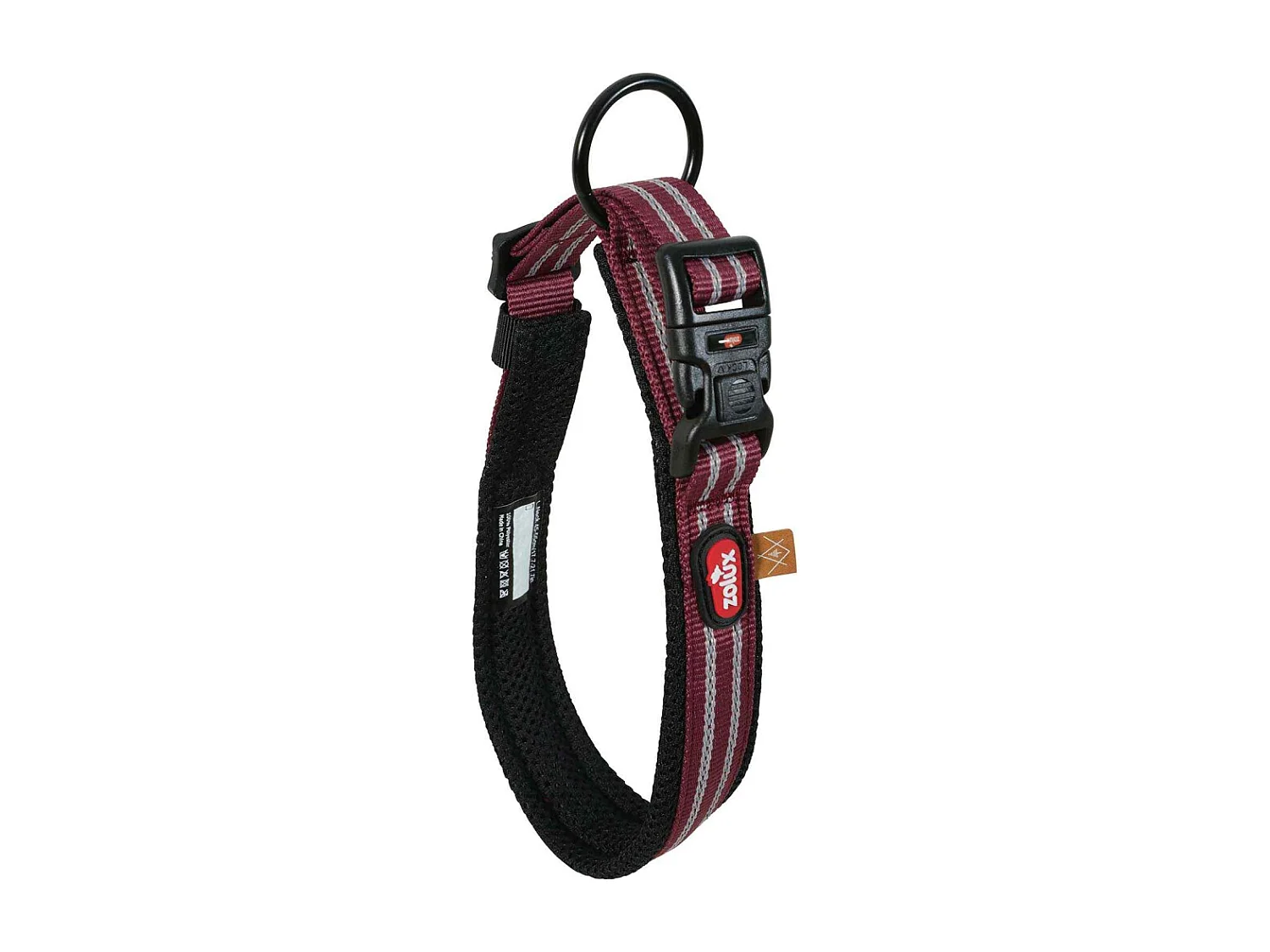 Collier souple en tissu Bivouak 45 à 55 cm 20 mm Rouge