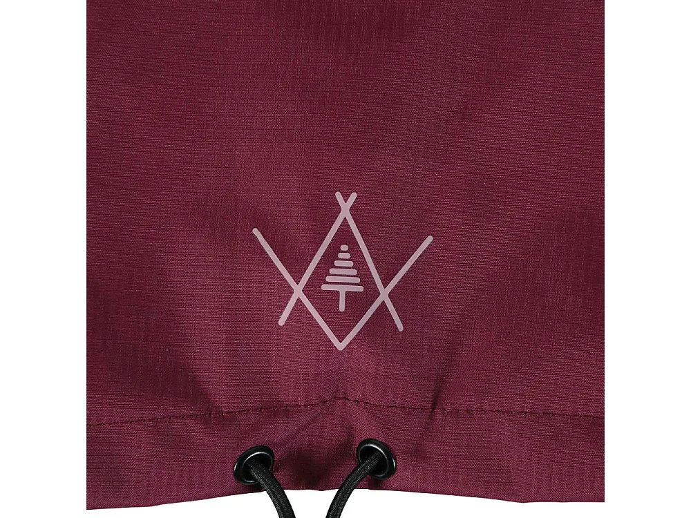 Veste technique en tissu thermo-réflecteur rouge Bivouak 60 cm