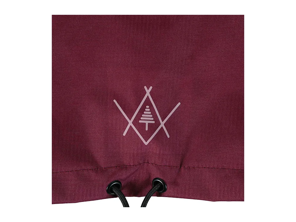 Veste technique en tissu thermo-réflecteur rouge Bivouak 45 cm