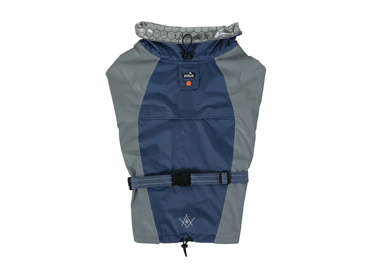 Veste technique en tissu thermo-réflecteur bleu Bivouak 70 cm