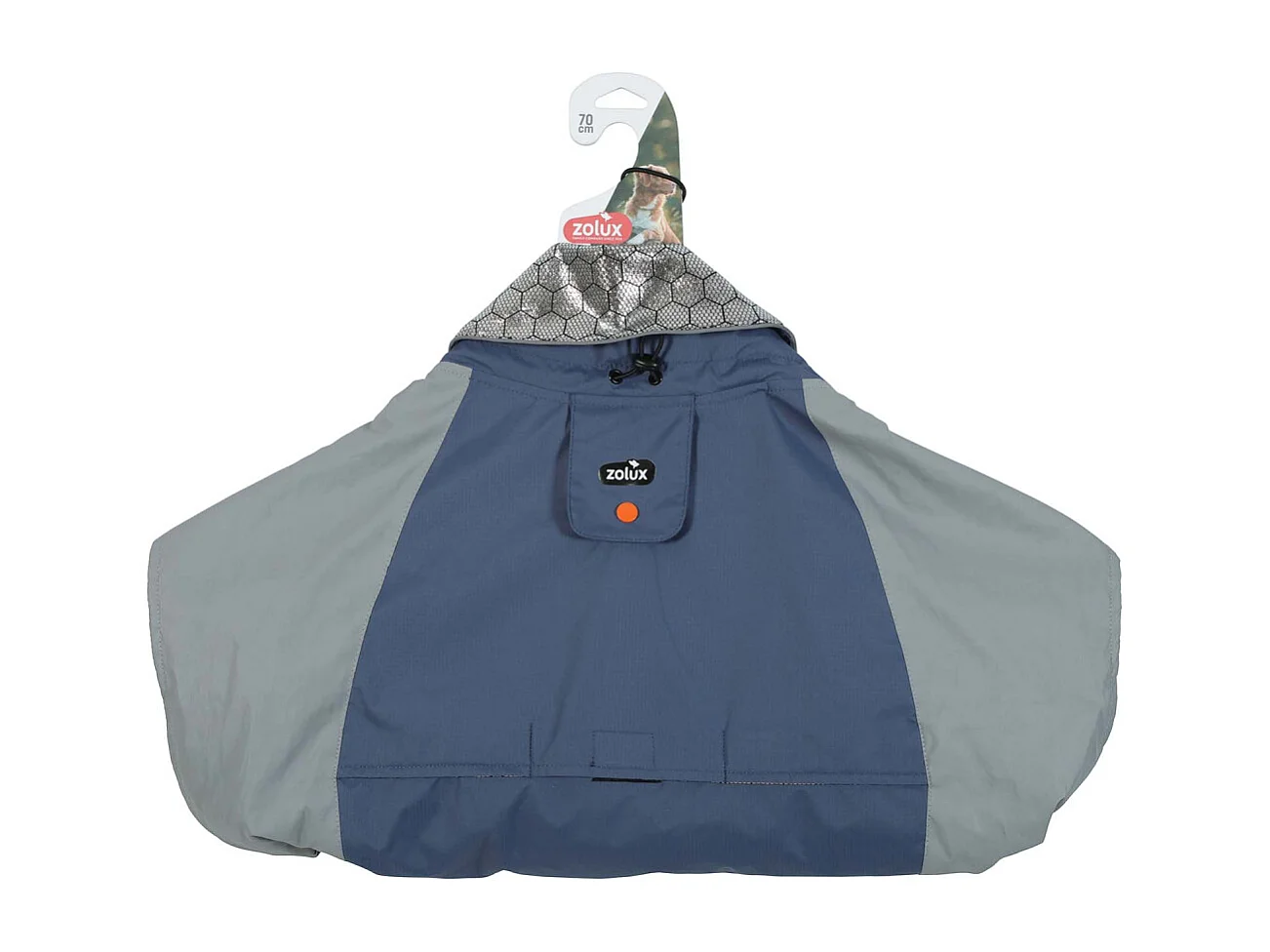 Veste technique en tissu thermo-réflecteur bleu Bivouak 70 cm