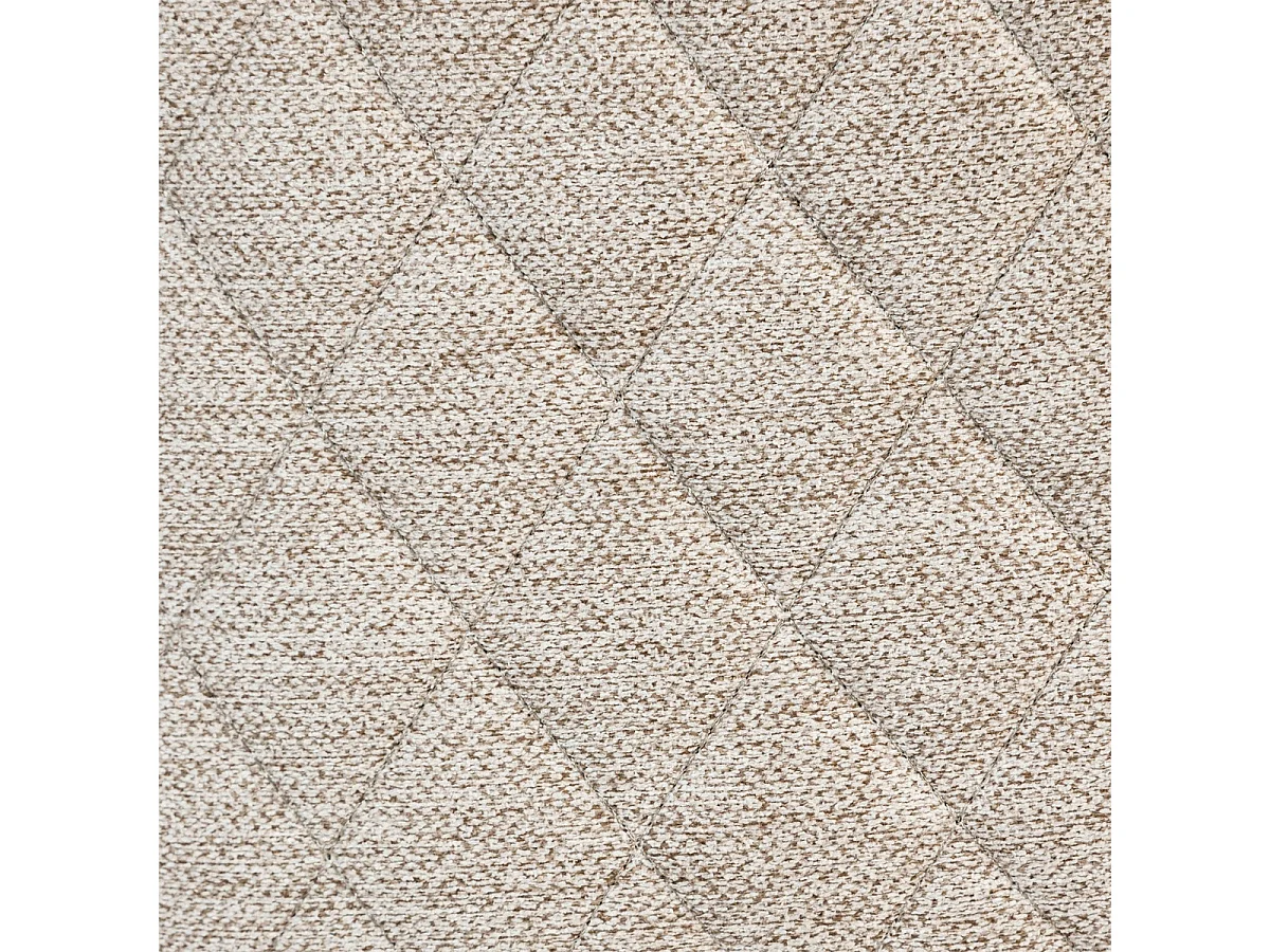 Tabouret Fauteuil de Bar en velours Beige et pieds en métal Noir