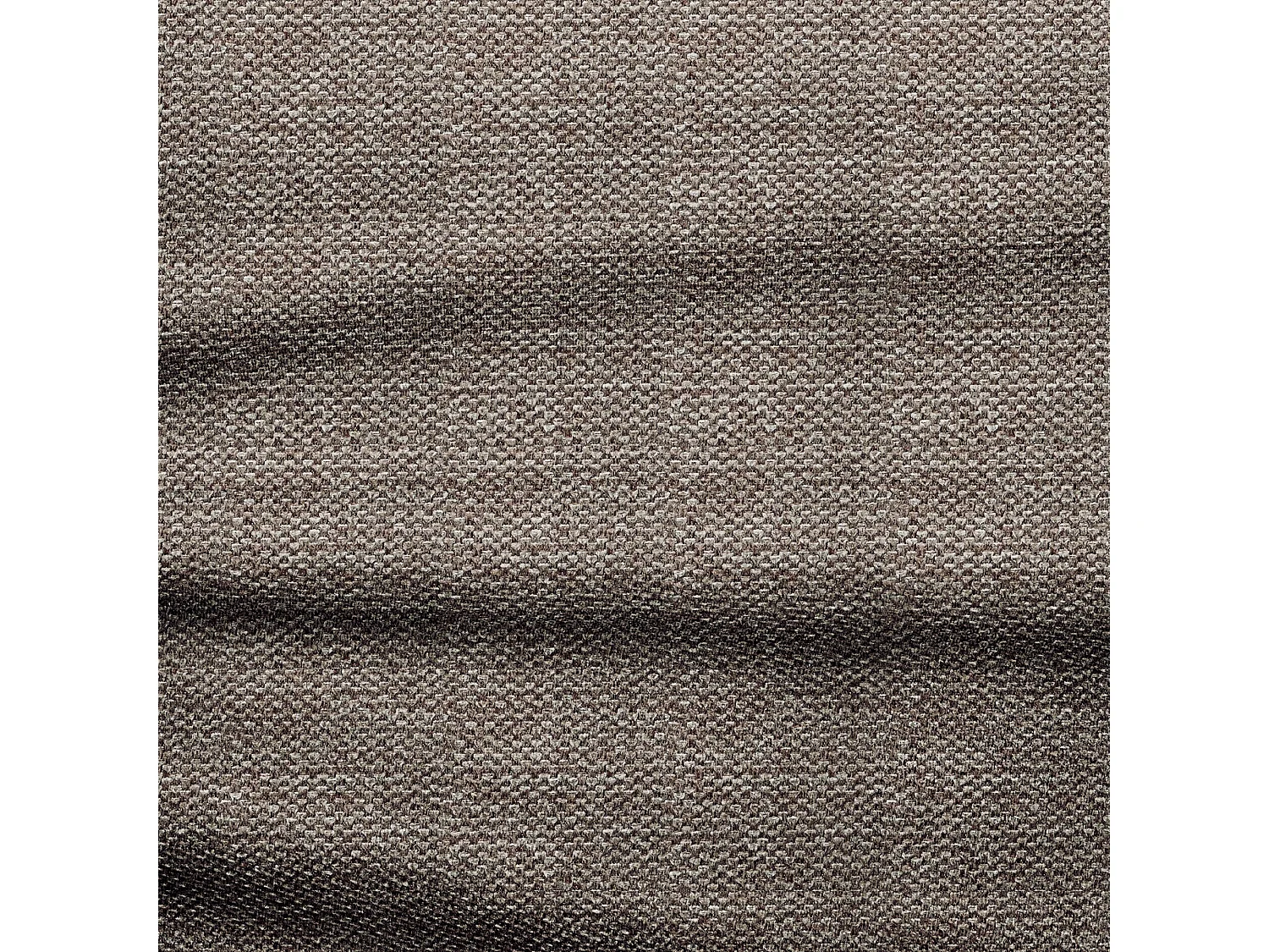Canapé angle droit tissu tramé taupe 260cm  ANIA