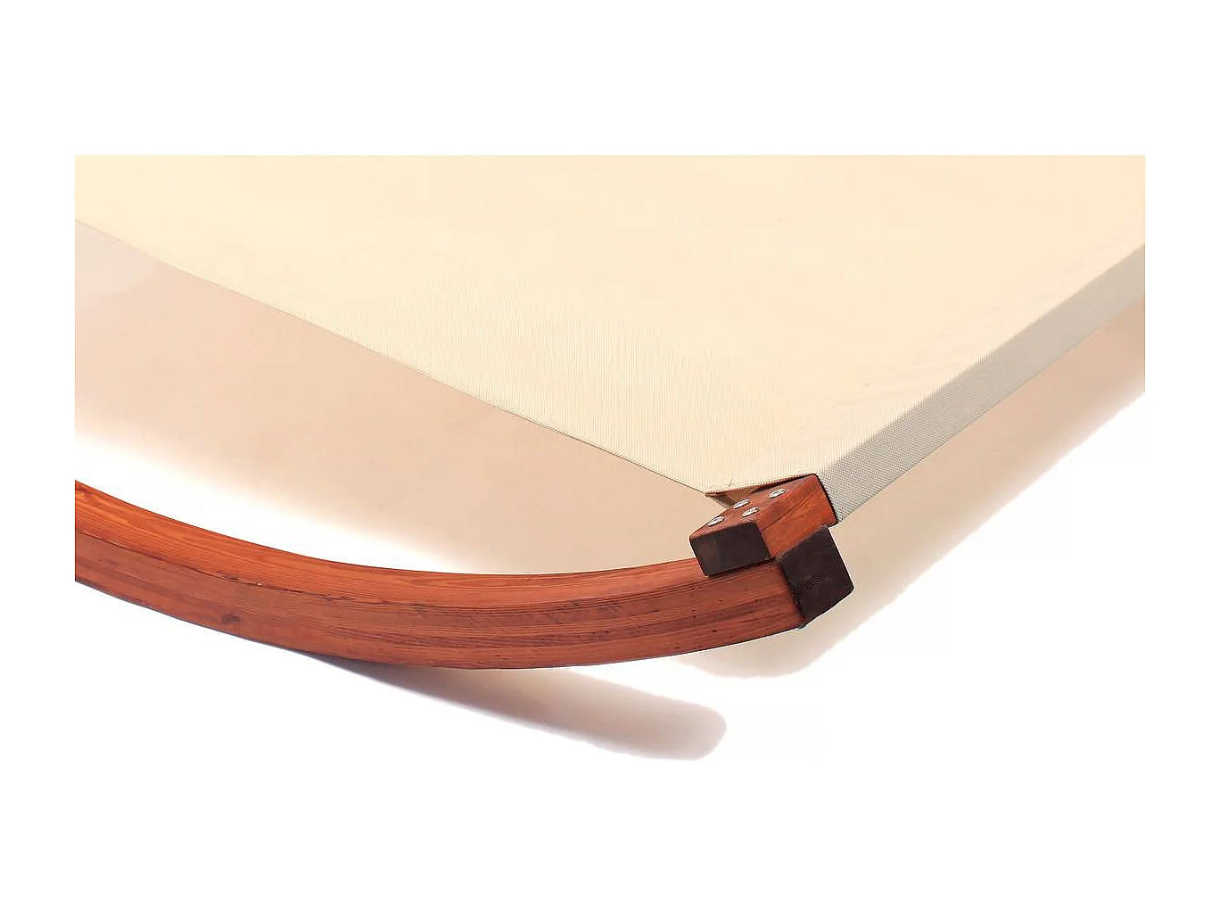 Rede texline de madeira "Relax" - 2 lugares - Ecru