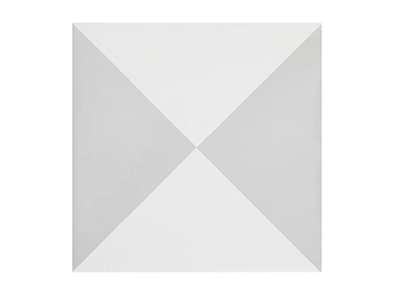 Boite de 24 Carreaux de ciment véritable 0,96m2 / Carreaux de ciment artisanaux pour sol et mur coloris gris/blanc - l.20 x L.20 cm