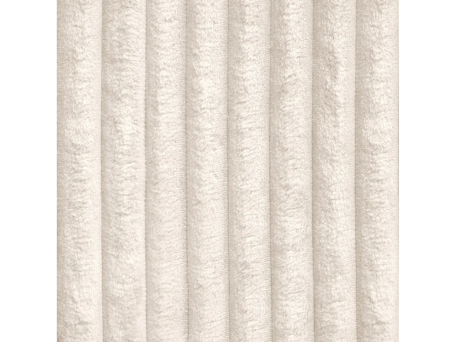 Canapé 3 places velours côtelé XXL crème 220cm BLISS