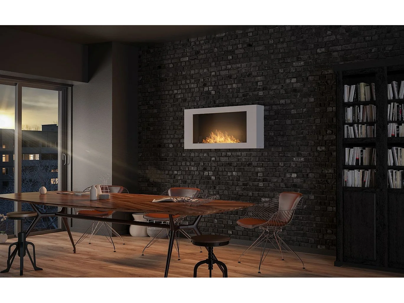 Cheminée Bio-éthanol MURALL