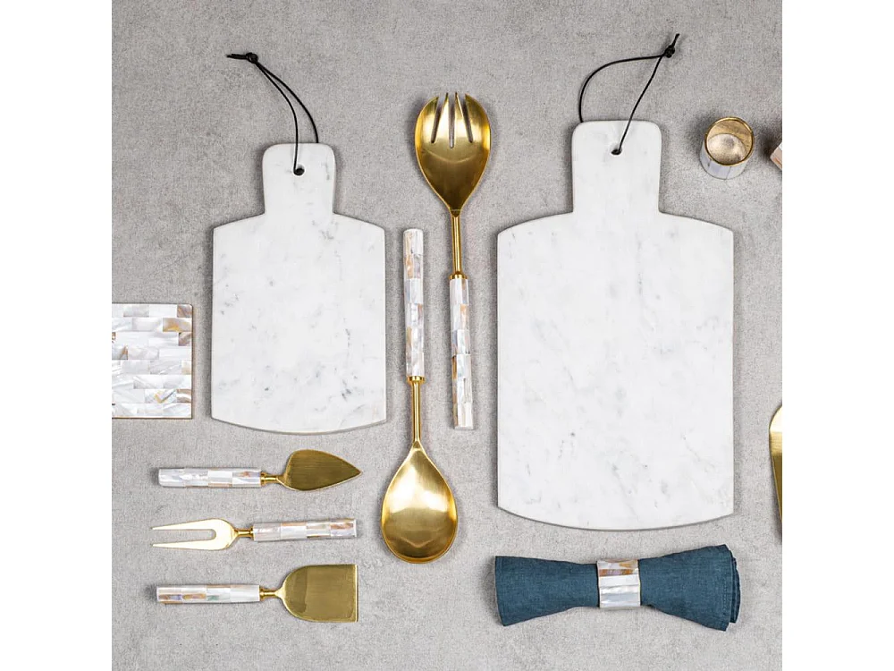 Planche à découper Marbre blanc 25x15 cm