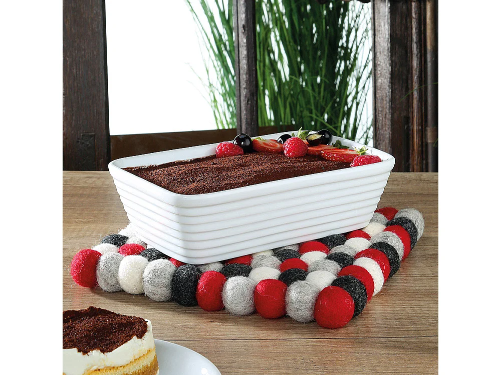 Dessous de plat Lana rosso carré