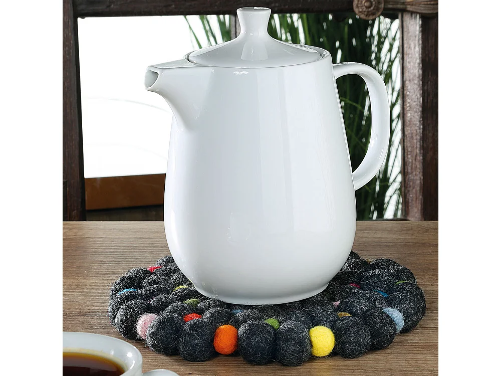 Dessous de plat Lana Nero rond