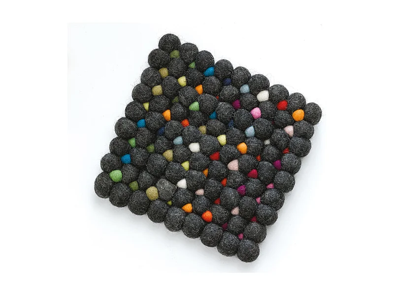 Dessous de plat Lana Nero carré