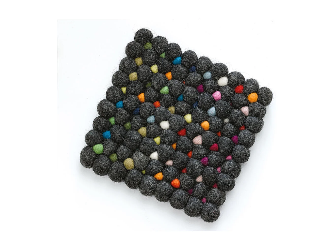 Dessous de plat Lana Nero carré