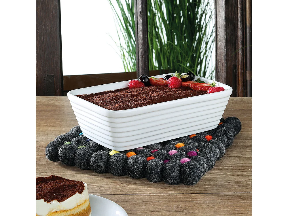 Dessous de plat Lana Nero carré