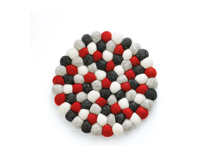 Dessous de plat Lana rosso rond