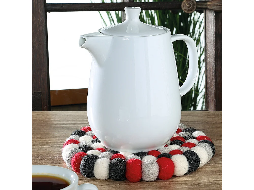 Dessous de plat Lana rosso rond