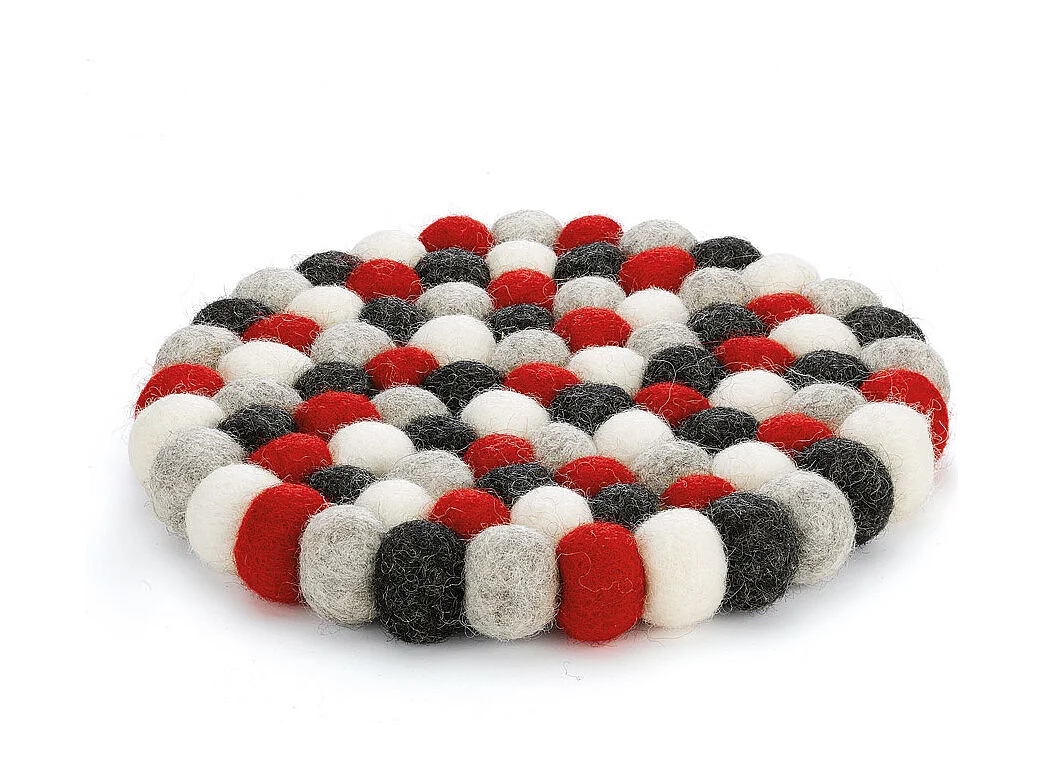 Dessous de plat Lana rosso rond