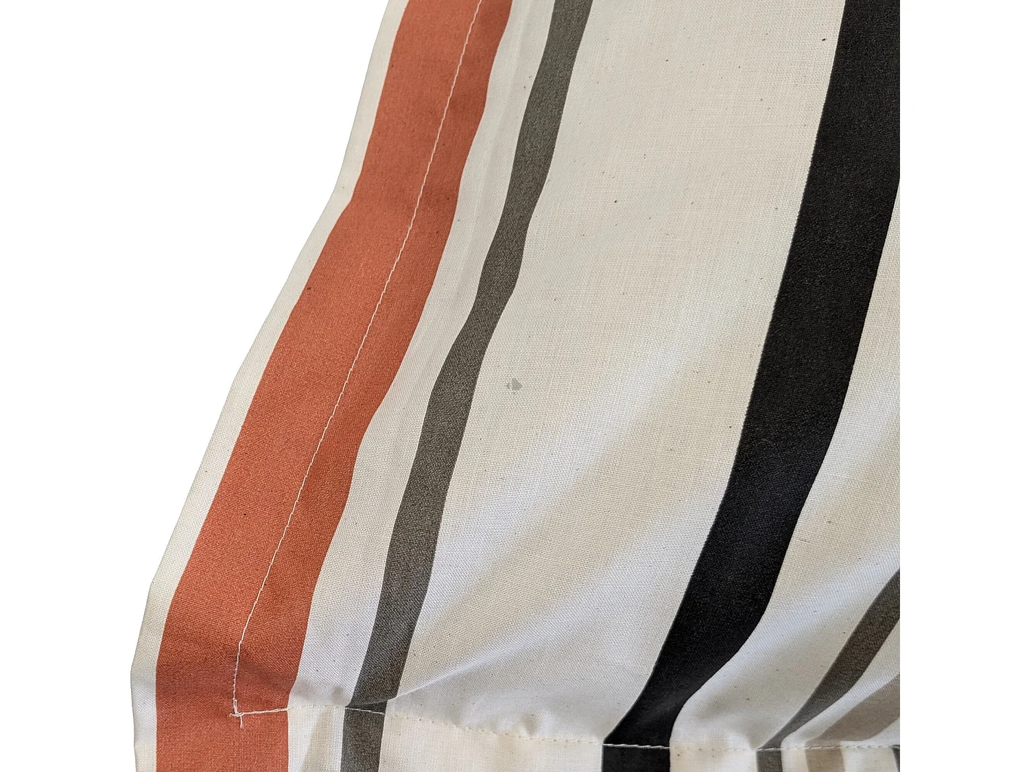 Taie d'oreiller 50x70 cm coton HUGO beige/corail