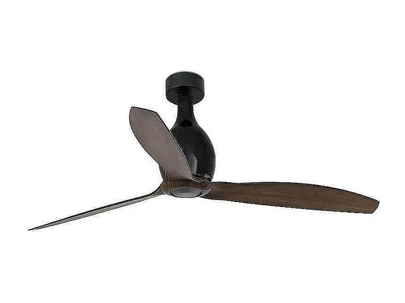 MINI ETERFAN M Ventilatore nero opaco/legno DC