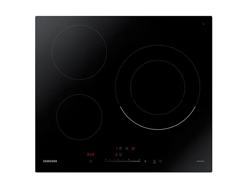 Table de cuisson induction - 3 foyers - 1 double foyer, 15 niveaux de p SAMSUNG - NZ63R3727BK