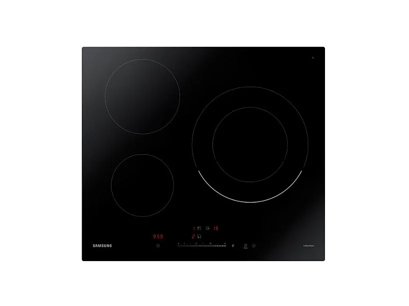 Table de cuisson induction - 3 foyers - 1 double foyer, 15 niveaux de p SAMSUNG - NZ63R3727BK