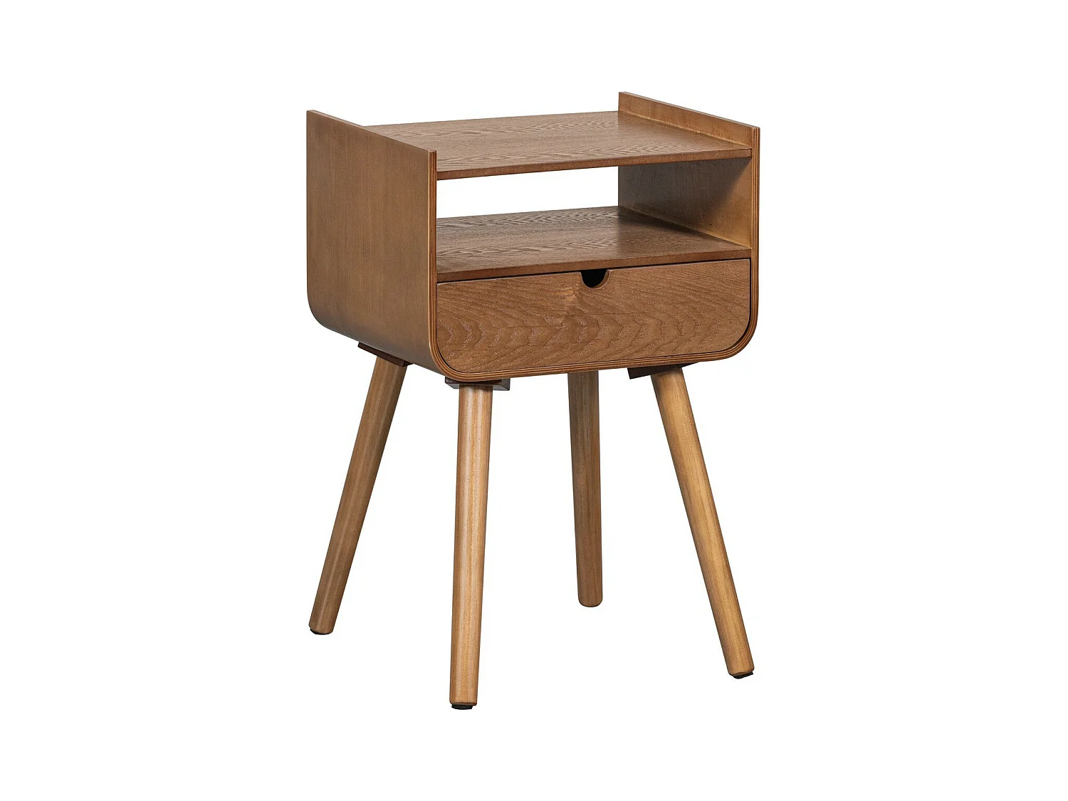 NILS - Table de chevet en bois naturel Nils
