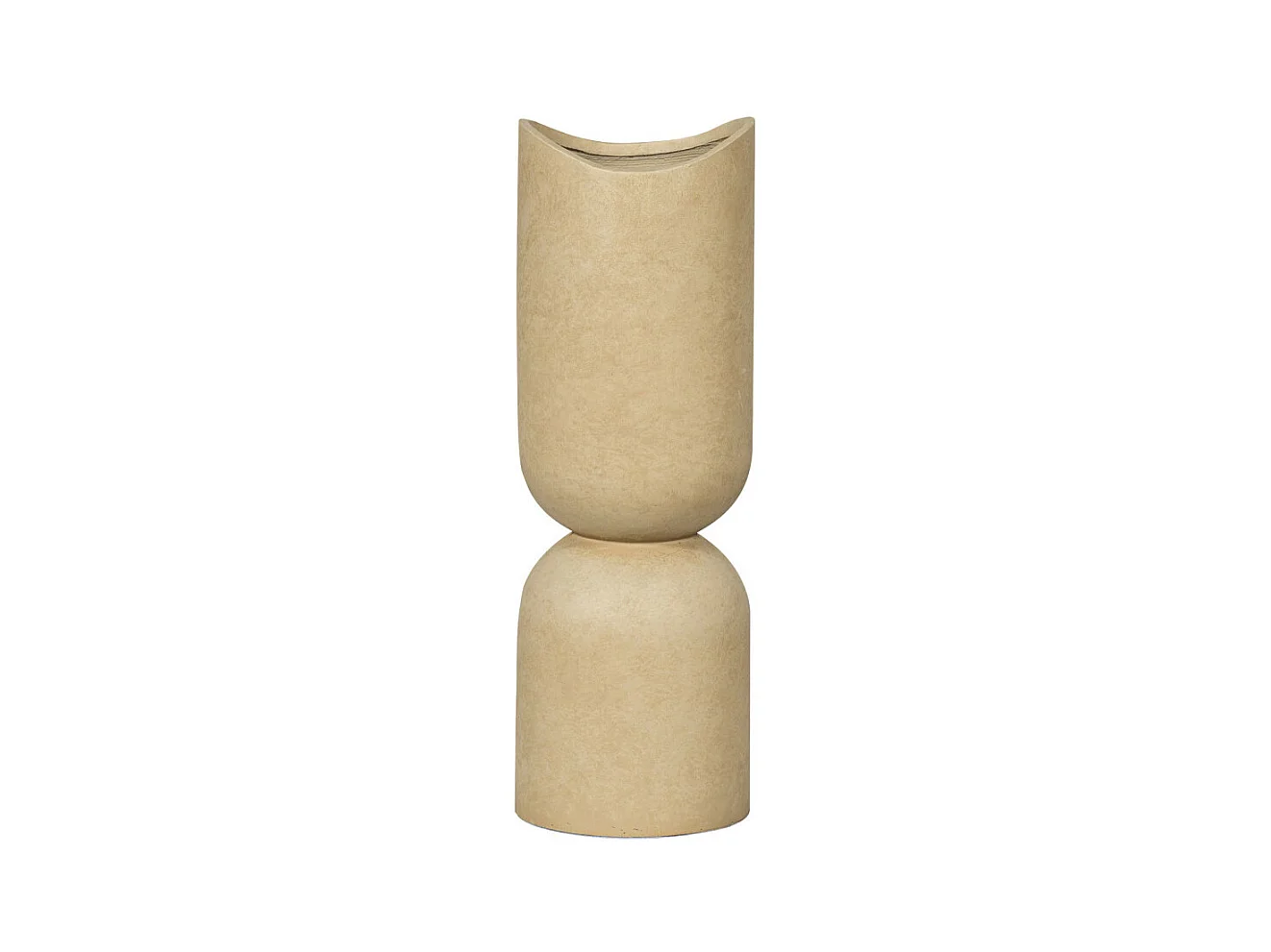 Mosi - Vase en argile H75cm - Beige