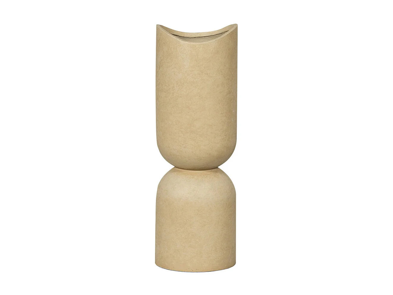 Mosi - Vase en argile H75cm - Beige