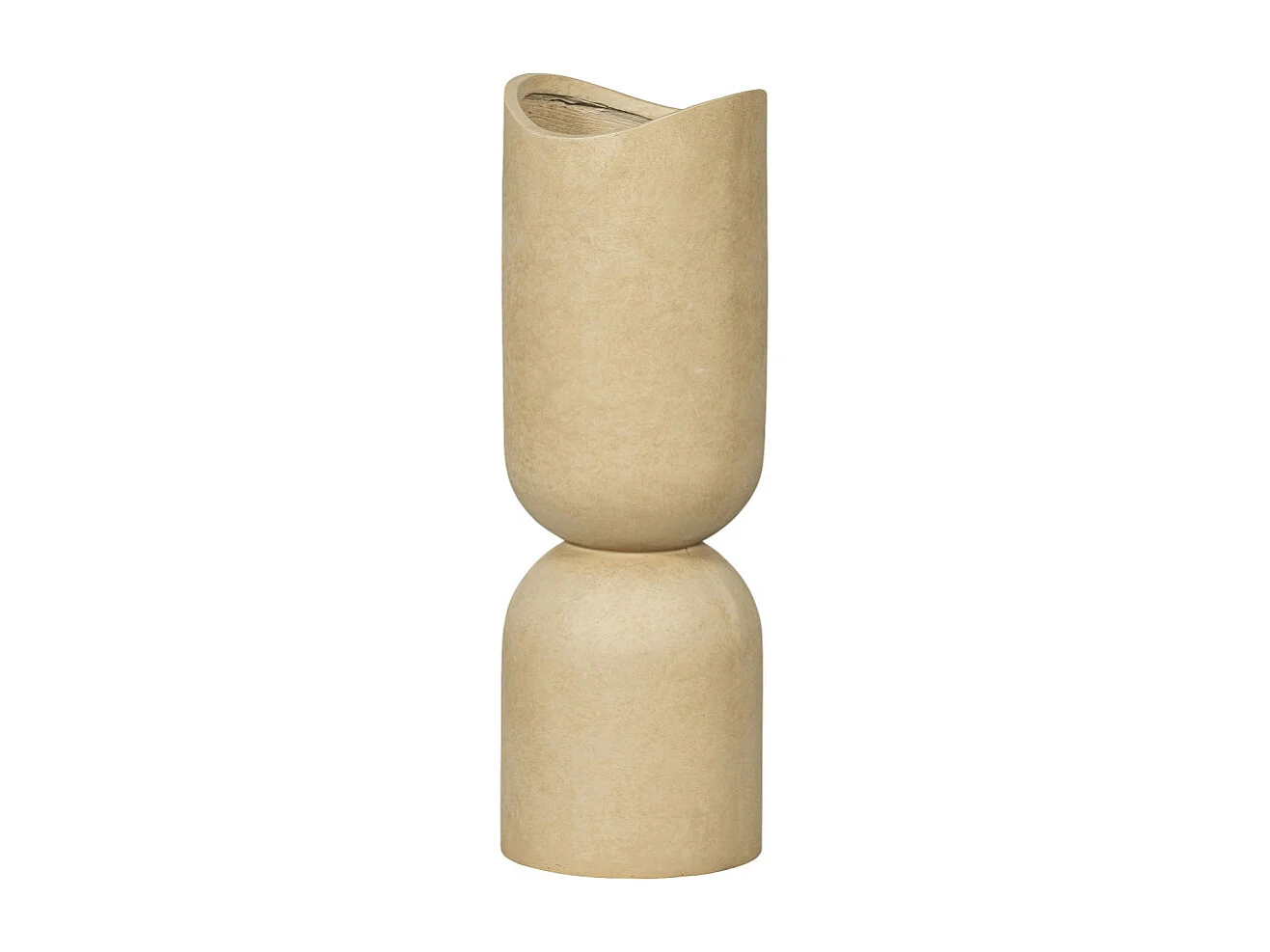 Mosi - Vase en argile H75cm - Beige