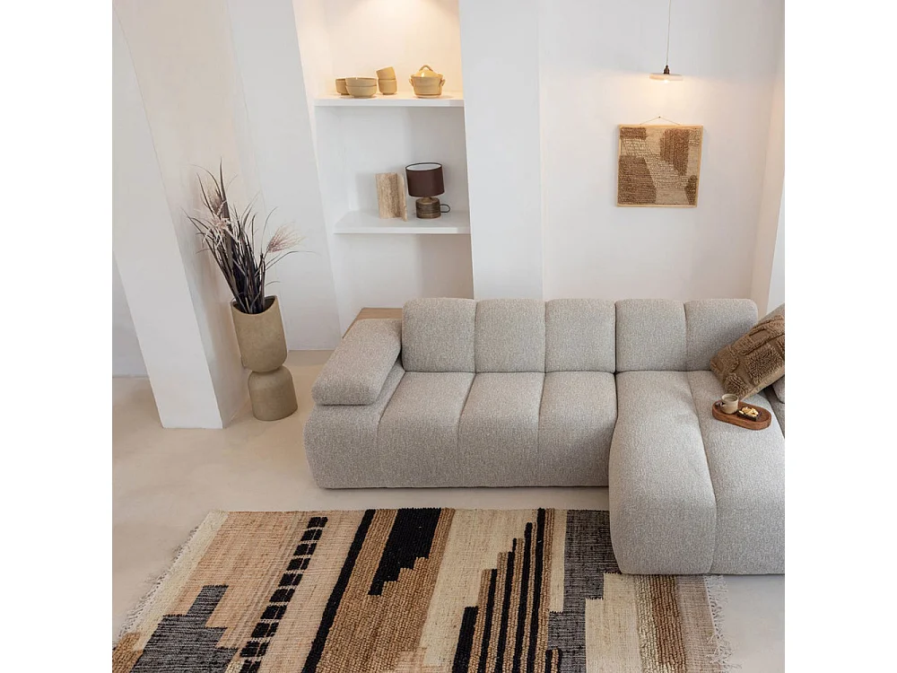 Mosi - Vase en argile H75cm - Beige