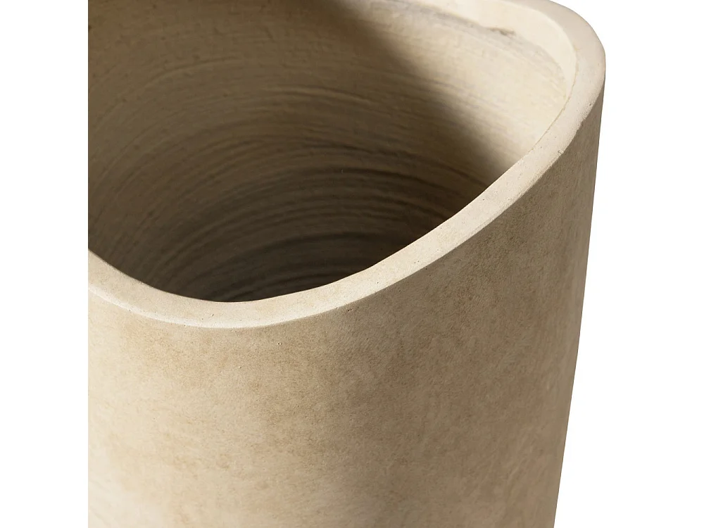 Mosi - Vase en argile H75cm - Beige