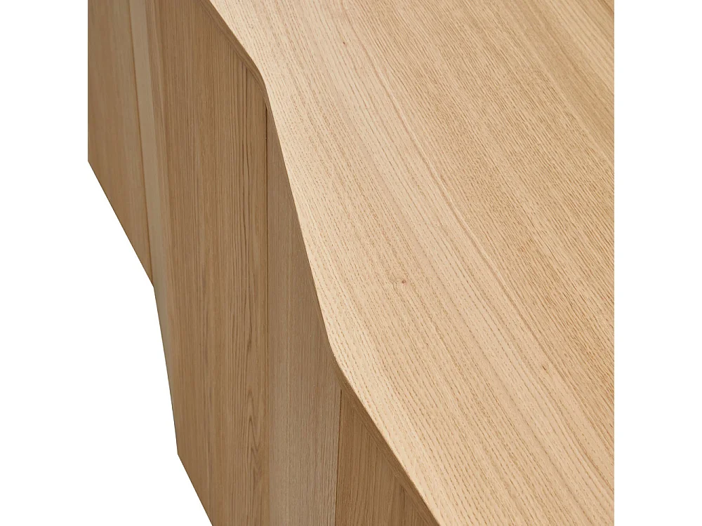 Zuma - Buffet 6 portes en bois L200cm - Bois clair