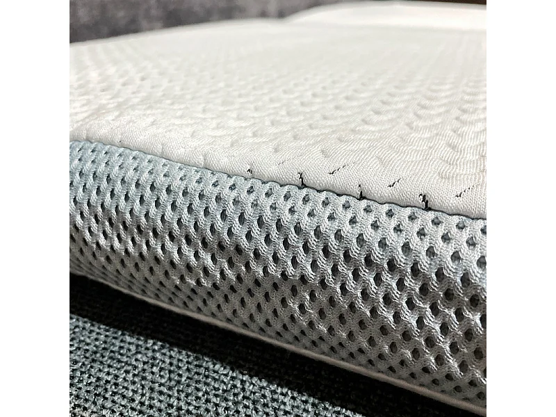 Surmatelas 160 x 200 cm mousse mémoire de forme et gel OXYGEL™ – HYPNOS