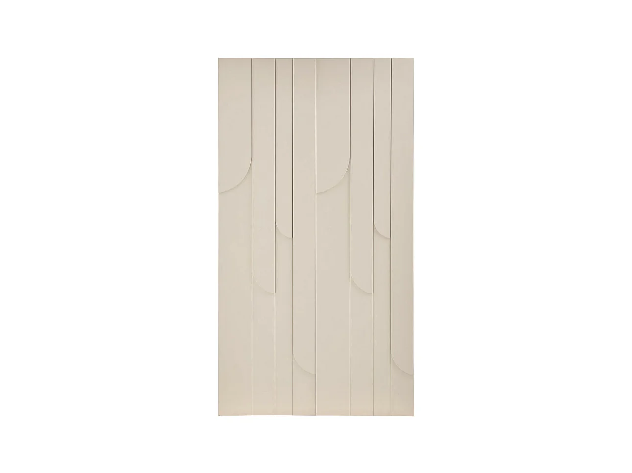 Rain - Armoire 2 portes en bois H200cm - Beige