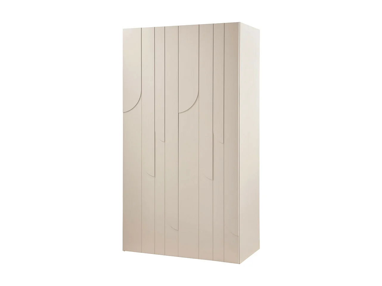 Rain - Armoire 2 portes en bois H200cm - Beige