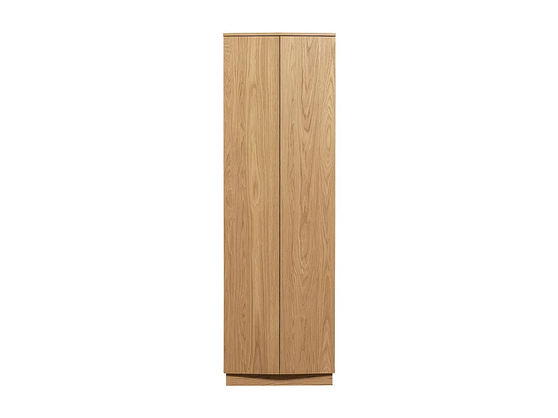 Zuma - Armoire 2 portes en bois H210cm - Bois clair