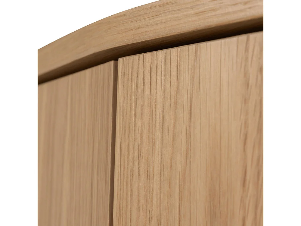 Zuma - Armoire 2 portes en bois H210cm - Bois clair