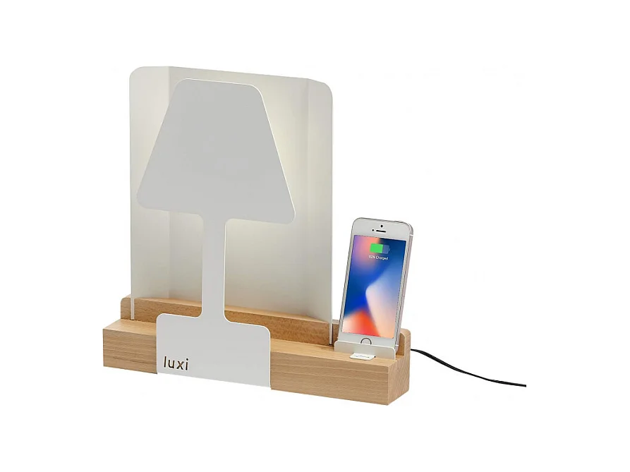 Lampe luxi tactile avec station de chargement par usb