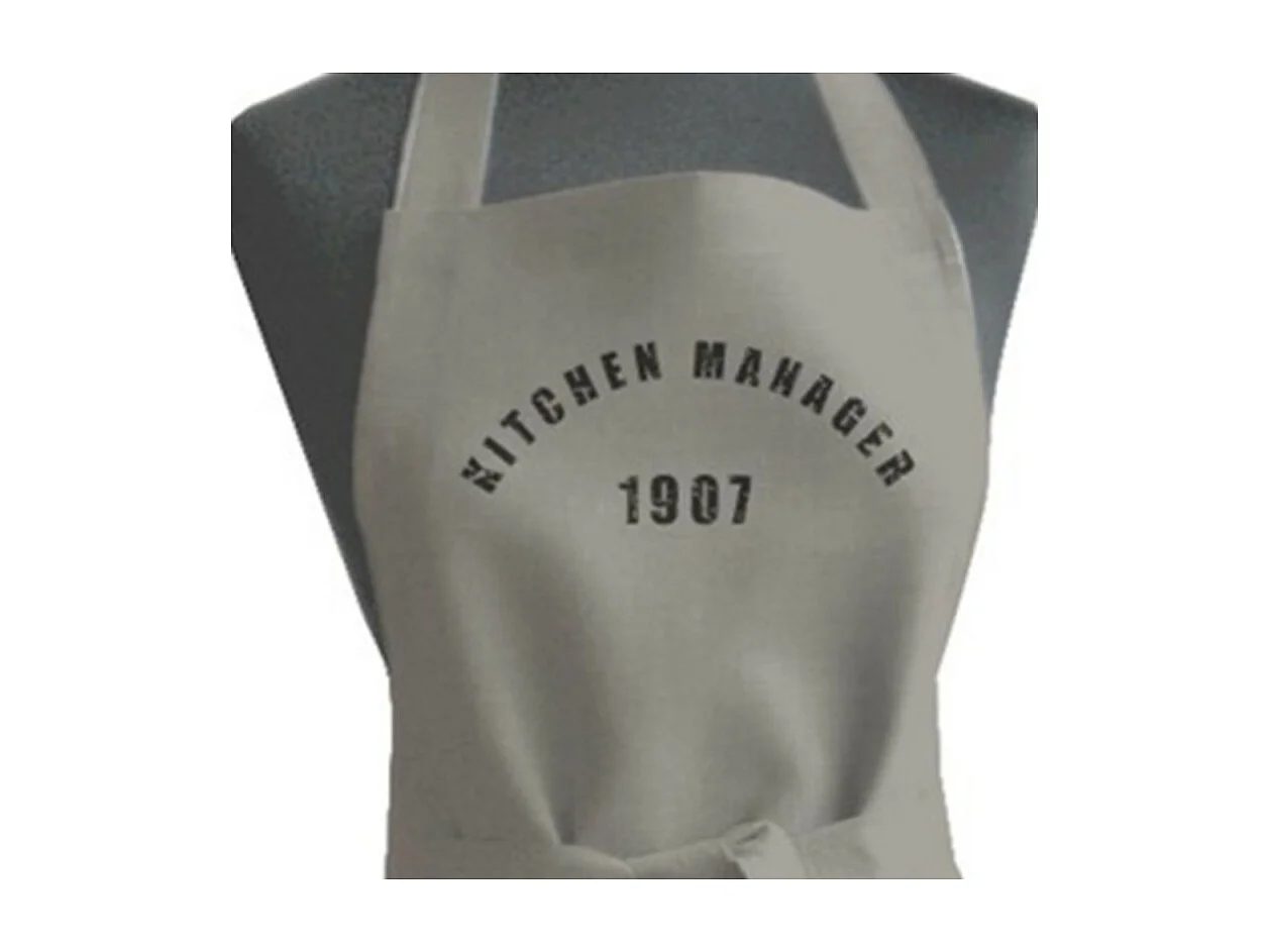 Grembiule beige cotone 70x80 cm