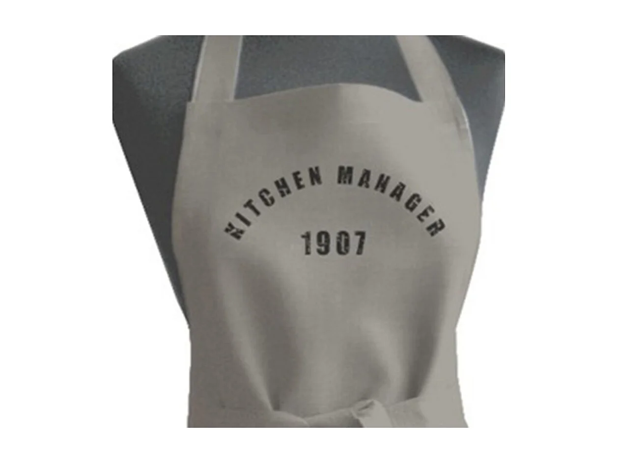 Grembiule beige cotone 70x80 cm