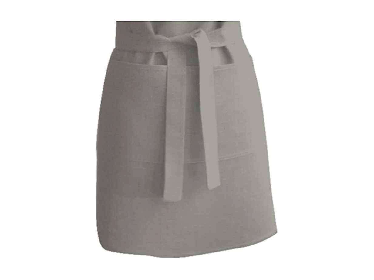 Schort beige katoen 70x80 cm