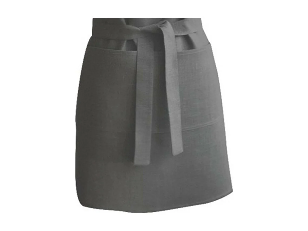 Delantal gris algondón 70x80 cm