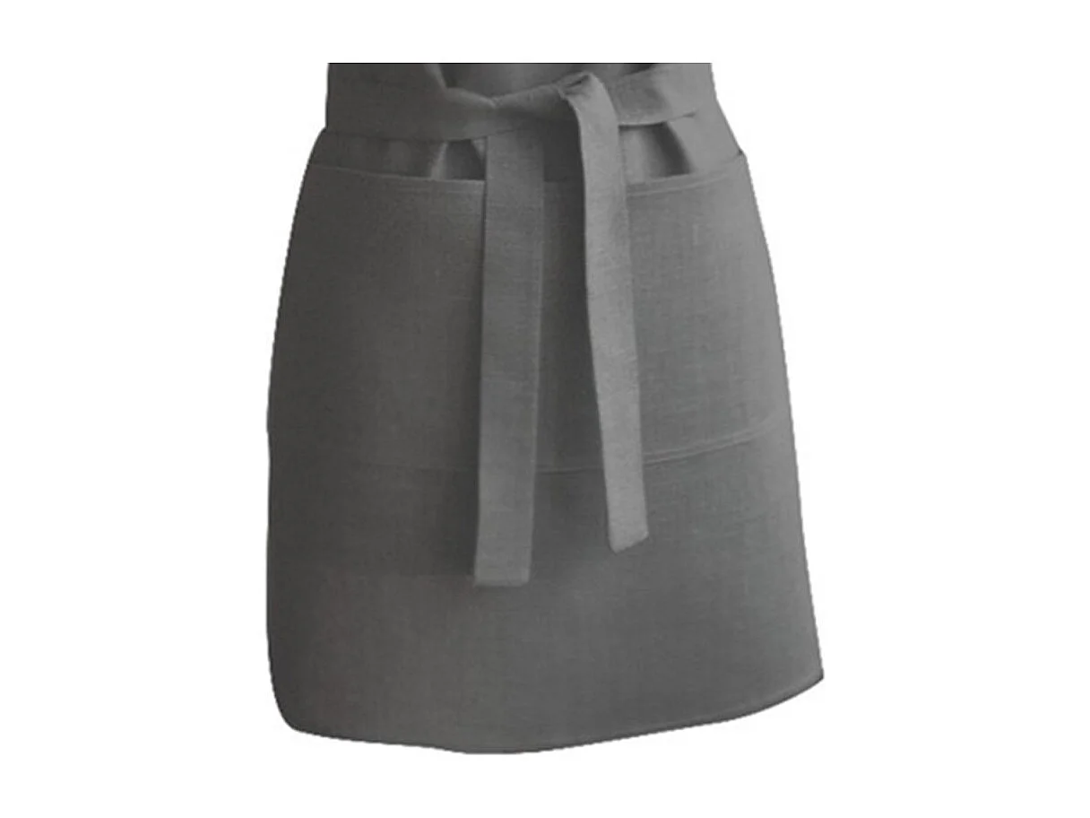 Delantal gris algondón 70x80 cm